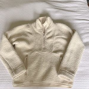 Vince Half Zip Sherpa